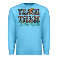 Ocean Blue teach them to be kind Premium Sweatshirt - JahusDesignShop