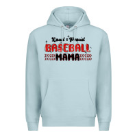 Blue Mist loud and proud baseball mama Premium Hoodie - MaliasSmallBusiness