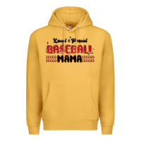Mustard loud and proud baseball mama Premium Hoodie - MaliasSmallBusiness