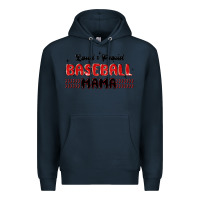 Navy loud and proud baseball mama Premium Hoodie - MaliasSmallBusiness