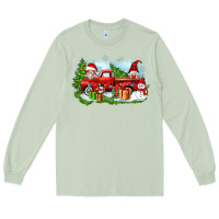 Matcha Christmas gnomes truck Long Sleeve Tee - Zillion Design Studio