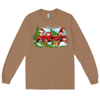 Toasted Coconut Christmas gnomes truck Long Sleeve Tee - Zillion Design Studio