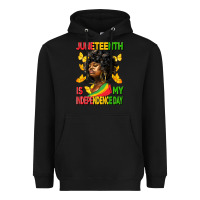 Black juneteenth is my independence day Heavyweight Hoodie - HRA Design Shop