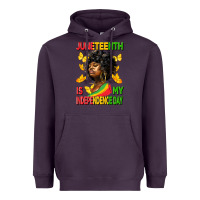 Plum juneteenth is my independence day Heavyweight Hoodie - HRA Design Shop