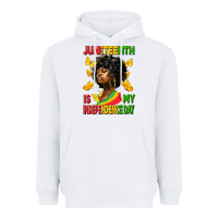 White juneteenth is my independence day Heavyweight Hoodie - HRA Design Shop