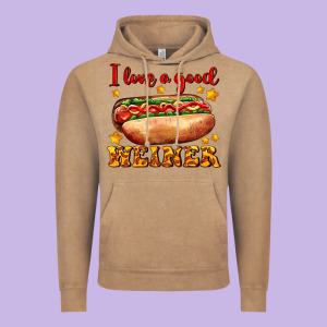 I Love A Good Weiner Vintage Hoodie Designed By Adodesignshop