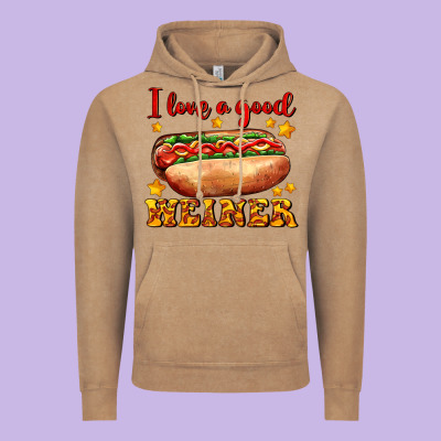 I Love A Good Weiner Vintage Hoodie Designed By Adodesignshop