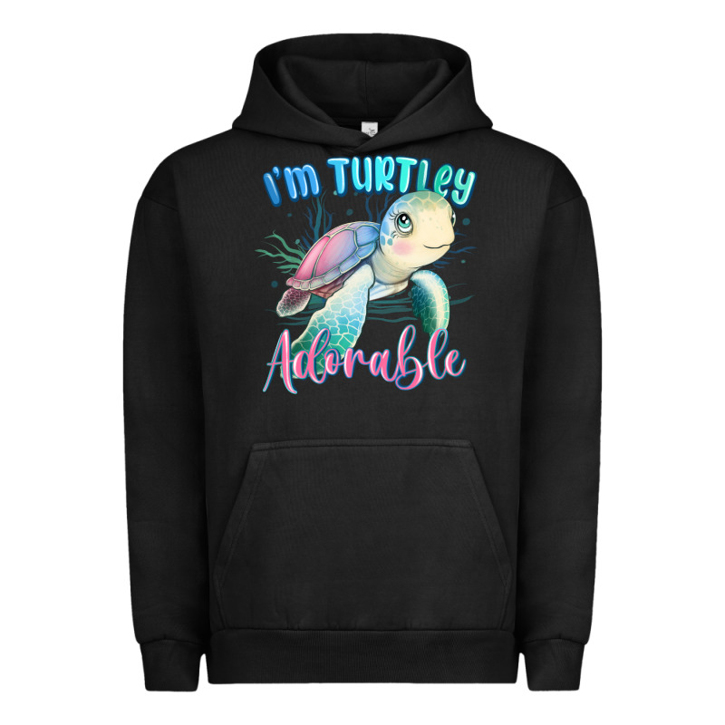 Im Turtley Adorable Turtle Urban Hoodie by MaliasSmallBusiness | Teevron