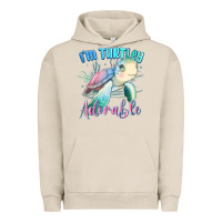 Pigment French Oak im turtley adorable turtle Urban Hoodie - MaliasSmallBusiness