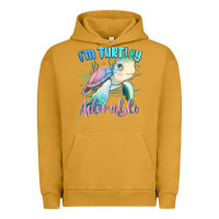 Pigment Peanut Butter im turtley adorable turtle Urban Hoodie - MaliasSmallBusiness