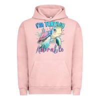 Pigment Salmon im turtley adorable turtle Urban Hoodie - MaliasSmallBusiness