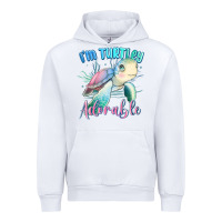 White im turtley adorable turtle Urban Hoodie - MaliasSmallBusiness