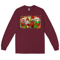 Burgundy Christmas gnome coffee cups Long Sleeve Tee - Zillion Design Studio