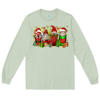Matcha Christmas gnome coffee cups Long Sleeve Tee - Zillion Design Studio