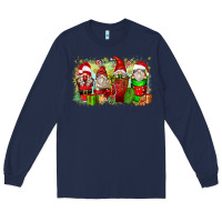 Navy Christmas gnome coffee cups Long Sleeve Tee - Zillion Design Studio