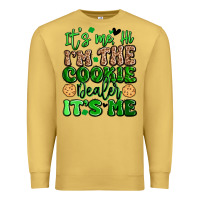 Antique Gold it's me hi i'm the cookie dealer it's me girl scou Premium Sweatshirt - Artiststas