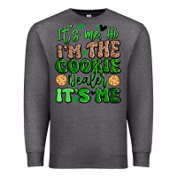 Charcoal Heather it's me hi i'm the cookie dealer it's me girl scou Premium Sweatshirt - Artiststas