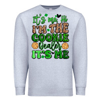 Heather Grey it's me hi i'm the cookie dealer it's me girl scou Premium Sweatshirt - Artiststas