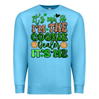 Ocean Blue it's me hi i'm the cookie dealer it's me girl scou Premium Sweatshirt - Artiststas