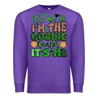 Purple it's me hi i'm the cookie dealer it's me girl scou Premium Sweatshirt - Artiststas