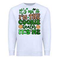 White it's me hi i'm the cookie dealer it's me girl scou Premium Sweatshirt - Artiststas