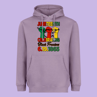 Juneteenth Celebrating Black Freedom Heavyweight Hoodie Designed By Hra Design Shop