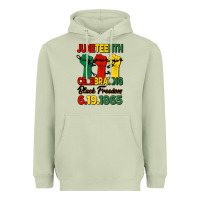 Matcha juneteenth celebrating black freedom Heavyweight Hoodie - HRA Design Shop