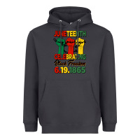 Smoke juneteenth celebrating black freedom Heavyweight Hoodie - HRA Design Shop