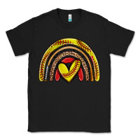 Black softball rainbow Classic Tee - Zillion Design Studio