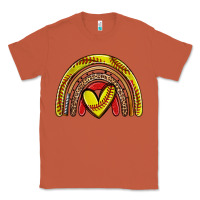 Copper softball rainbow Classic Tee - Zillion Design Studio