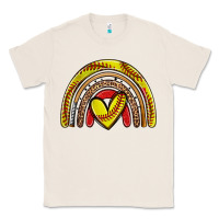 Natural softball rainbow Classic Tee - Zillion Design Studio