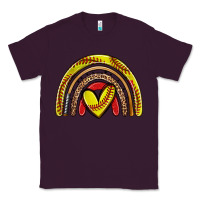 Plum softball rainbow Classic Tee - Zillion Design Studio