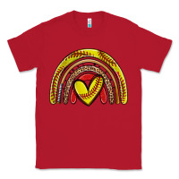 Red softball rainbow Classic Tee - Zillion Design Studio