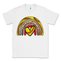 White softball rainbow Classic Tee - Zillion Design Studio