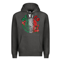 Charcoal Heather mexico Premium Hoodie - MaliasSmallBusiness