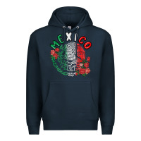 Navy mexico Premium Hoodie - MaliasSmallBusiness