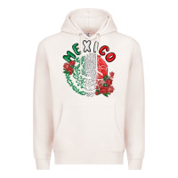 Pale Pink mexico Premium Hoodie - MaliasSmallBusiness