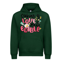 Forest Green cooking is love made edible Urban Hoodie - MaliasSmallBusiness