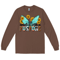 Chestnut created with a purpose Long Sleeve Tee - texasbilliewilder