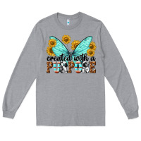 Heather Grey created with a purpose Long Sleeve Tee - texasbilliewilder