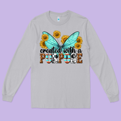 Long Sleeve Tee created with a purpose
