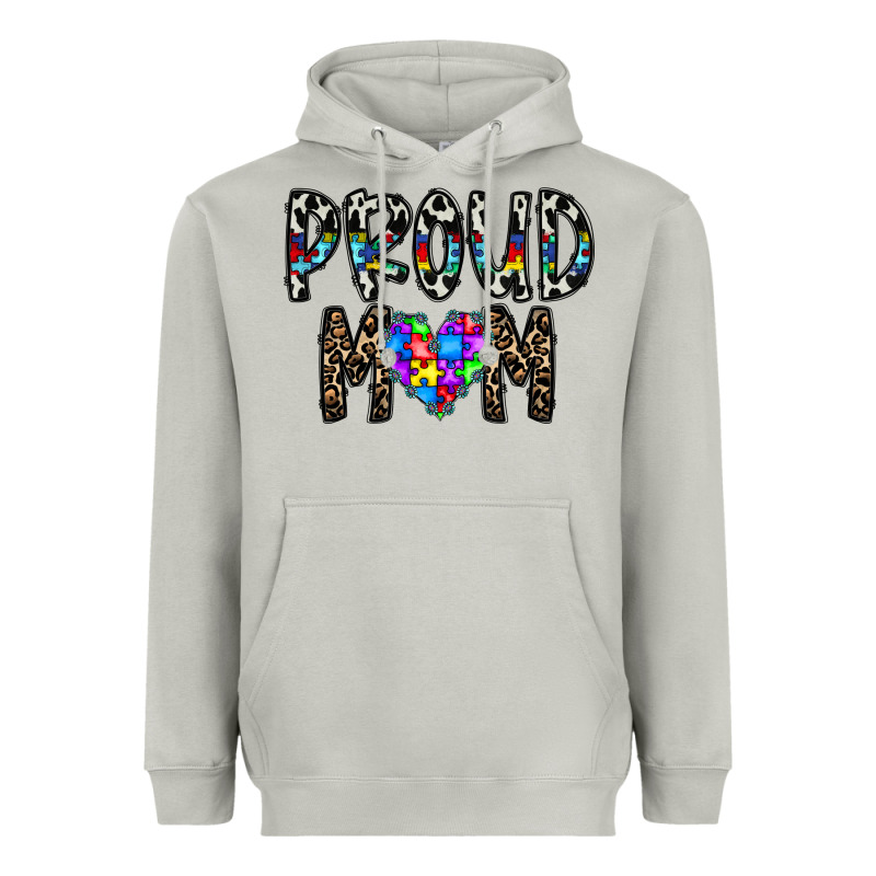 Proud Mom Heavyweight Hoodie by CowhideDigitalArt | Teevron