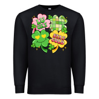 Black lucky stay gold Premium Sweatshirt - Artiststas