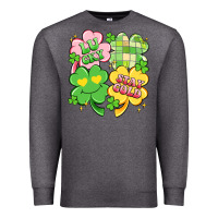 Charcoal Heather lucky stay gold Premium Sweatshirt - Artiststas