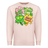 Pale Pink lucky stay gold Premium Sweatshirt - Artiststas