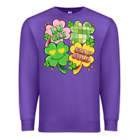 Purple lucky stay gold Premium Sweatshirt - Artiststas