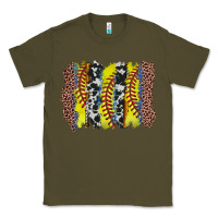 Army Green softball brushstroke Classic Tee - Zillion Design Studio