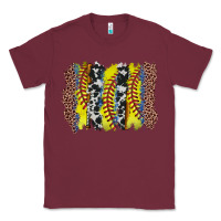 Burgundy softball brushstroke Classic Tee - Zillion Design Studio