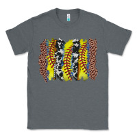 Charcoal Heather softball brushstroke Classic Tee - Zillion Design Studio