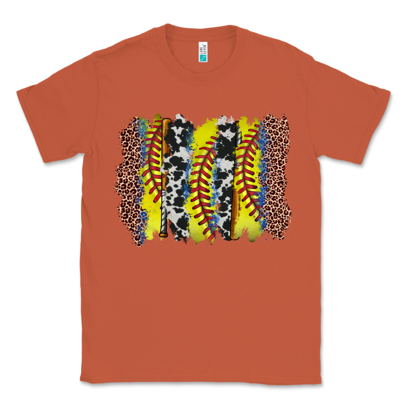 Softball Brushstroke Classic Tee by Zillion Design Studio | Teevron